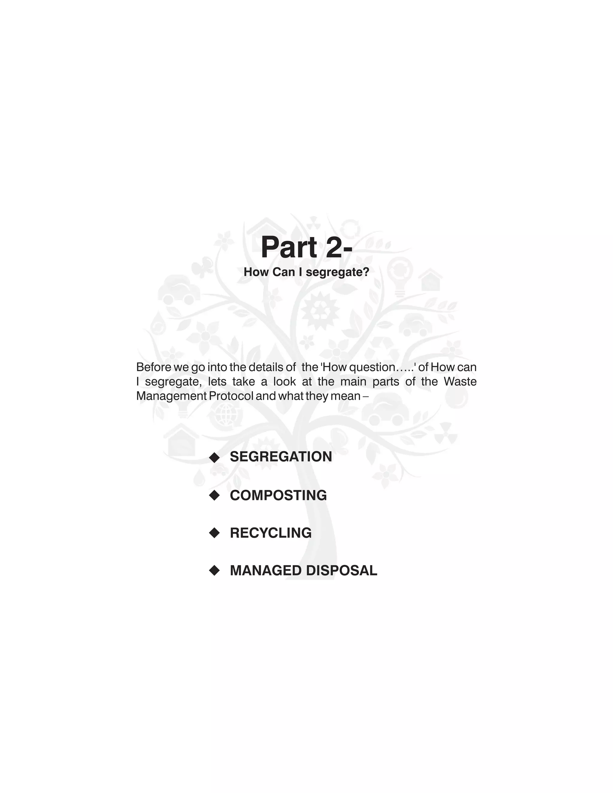 Handbook On Managing Waste