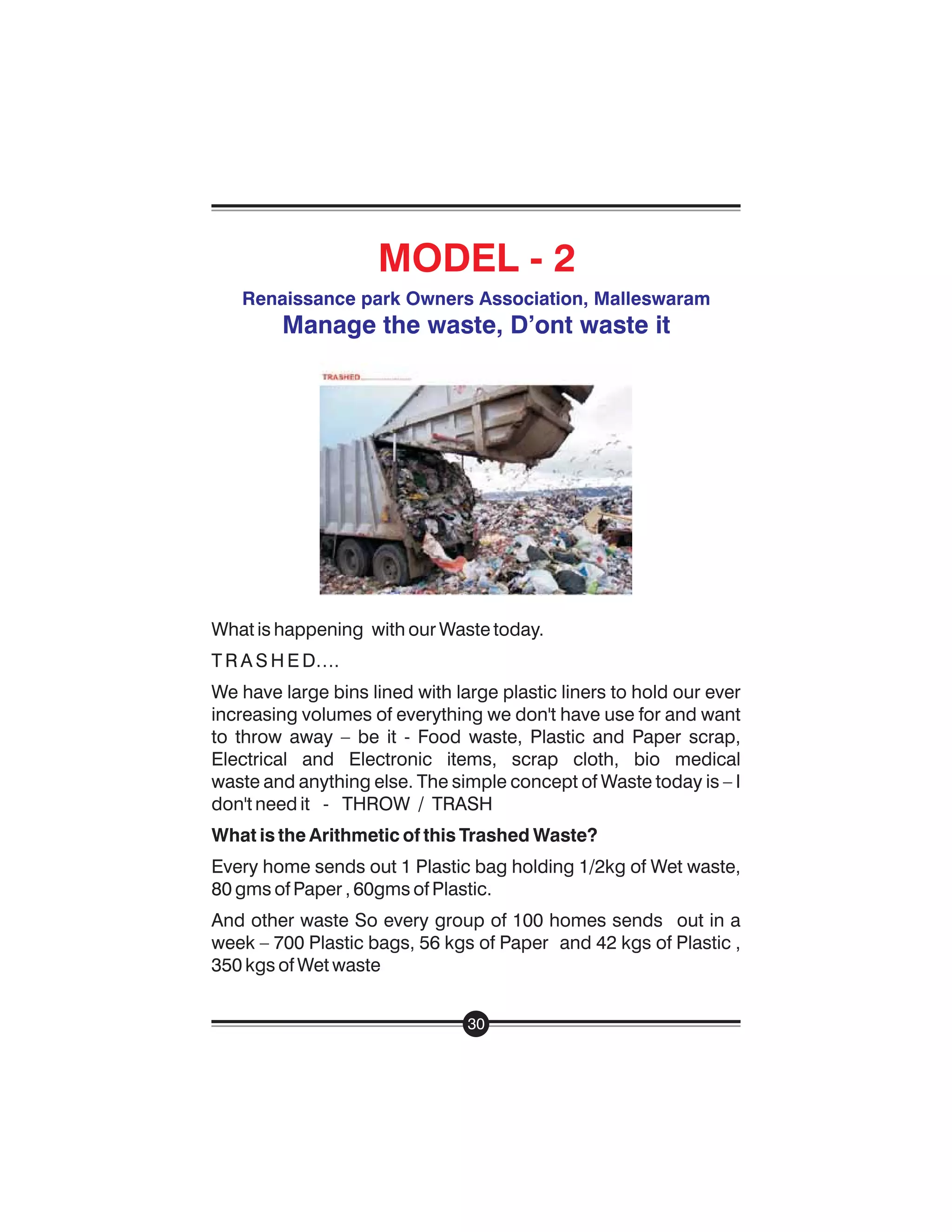 Handbook On Managing Waste