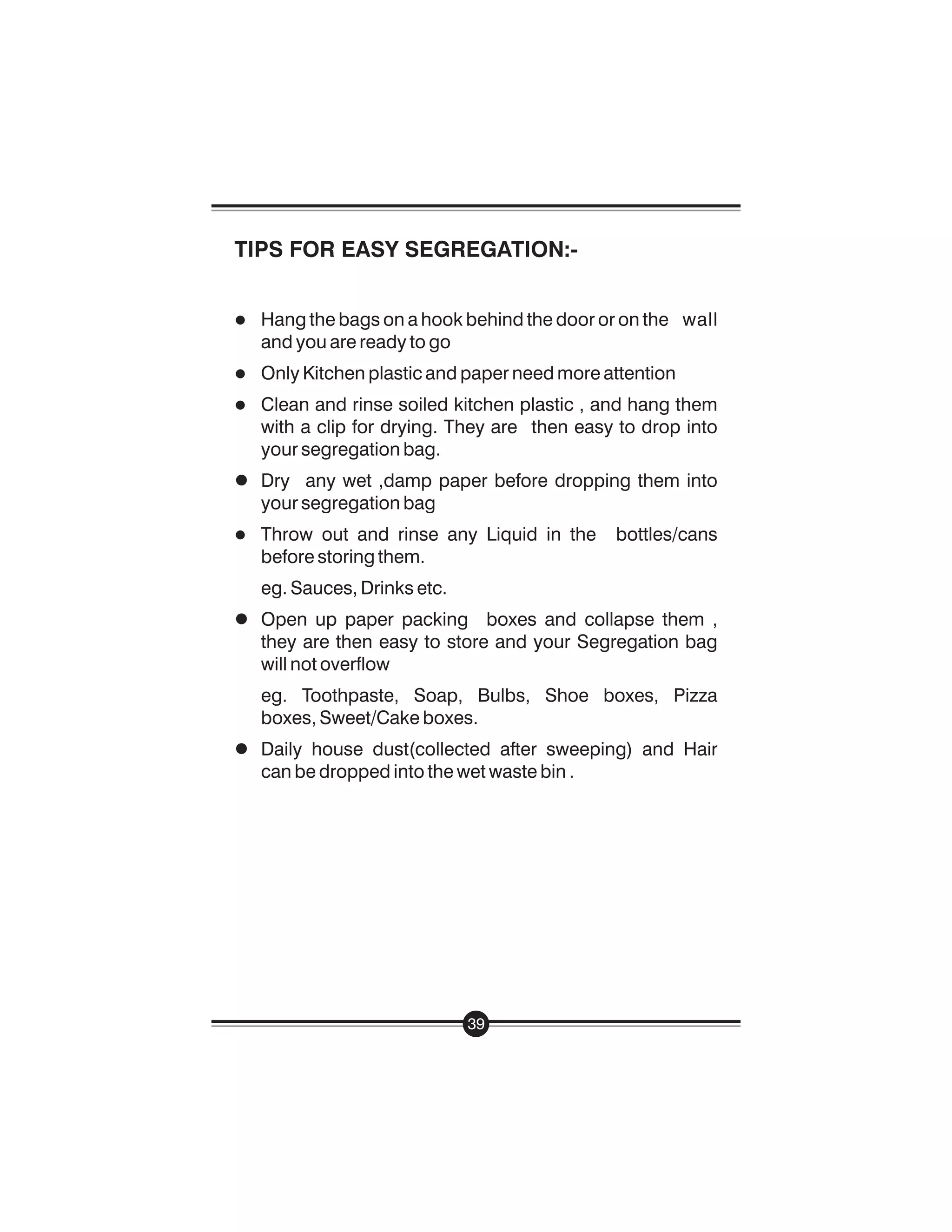 Handbook On Managing Waste