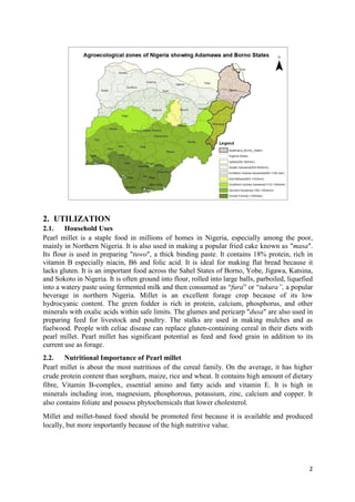 Handbook on improved pearl millet production practices in North Eastern Nigeria- Feed the Future Nigeria Integrated Agriculture Activity.