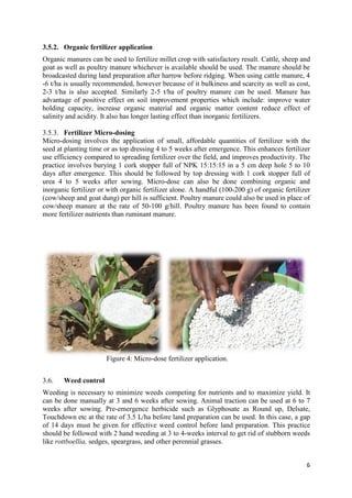 Handbook on improved pearl millet production practices in North Eastern Nigeria- Feed the Future Nigeria Integrated Agriculture Activity.