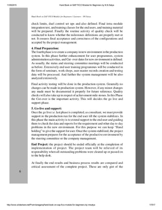 Hand book on sap fico module for beginners by n.n | PDF