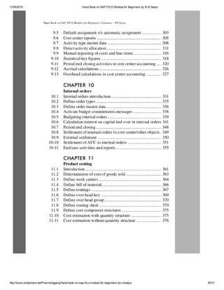 Hand book on sap fico module for beginners by n.n | PDF