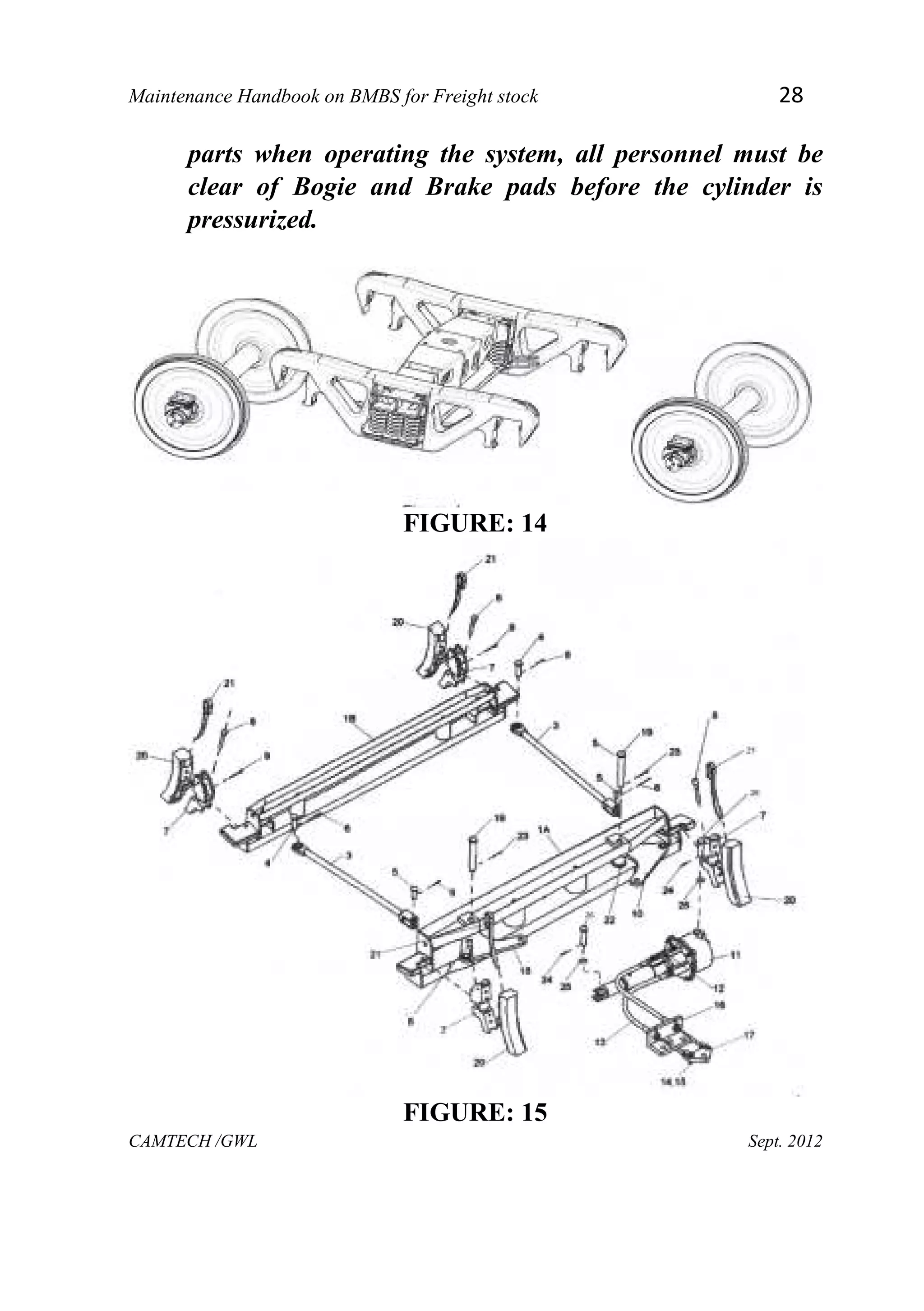 Handbook on bogie mounted brake system on freight stock | PDF