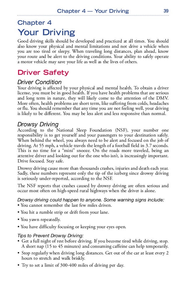 NC Driver's Handbook