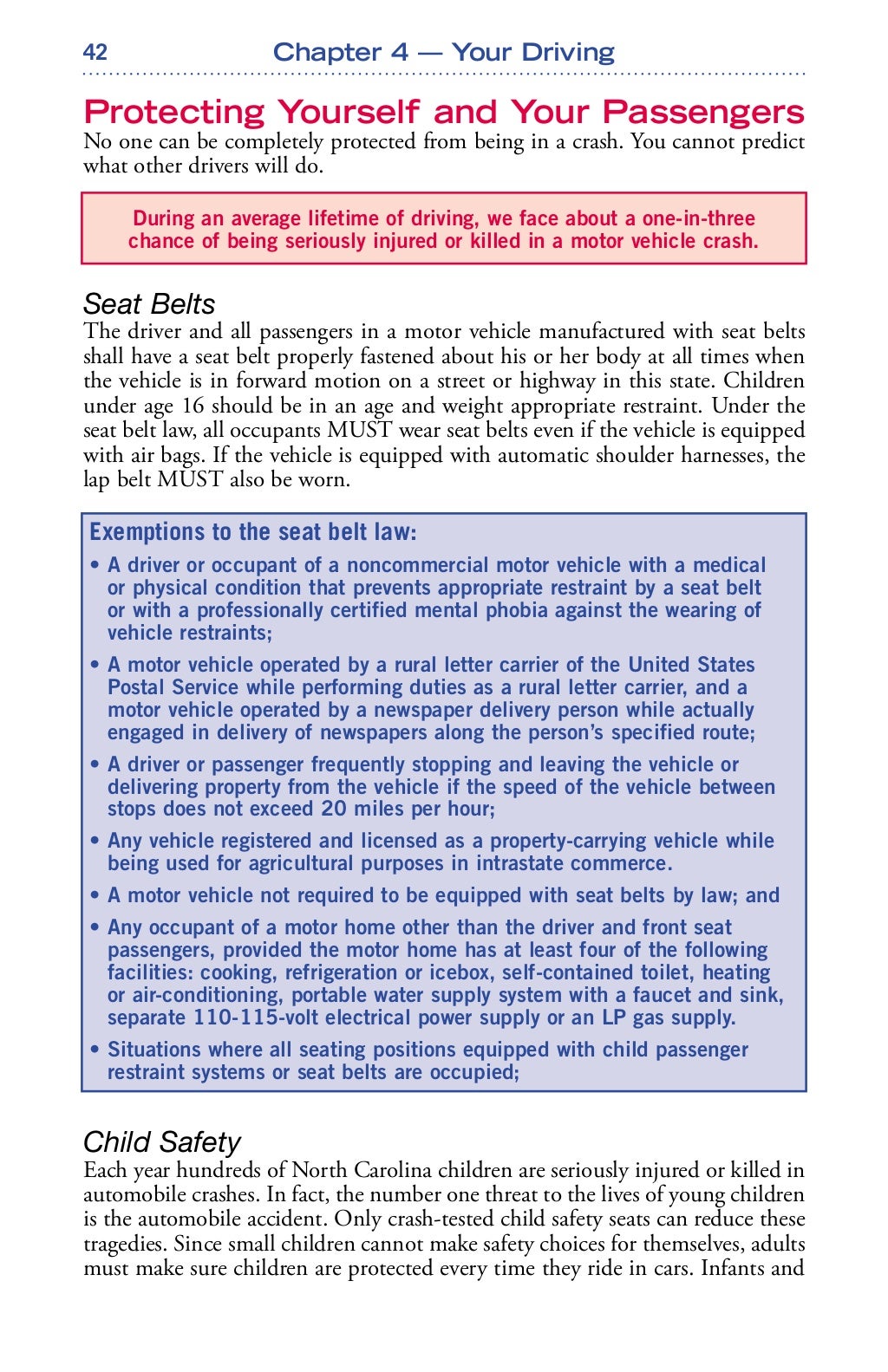 NC Driver's Handbook