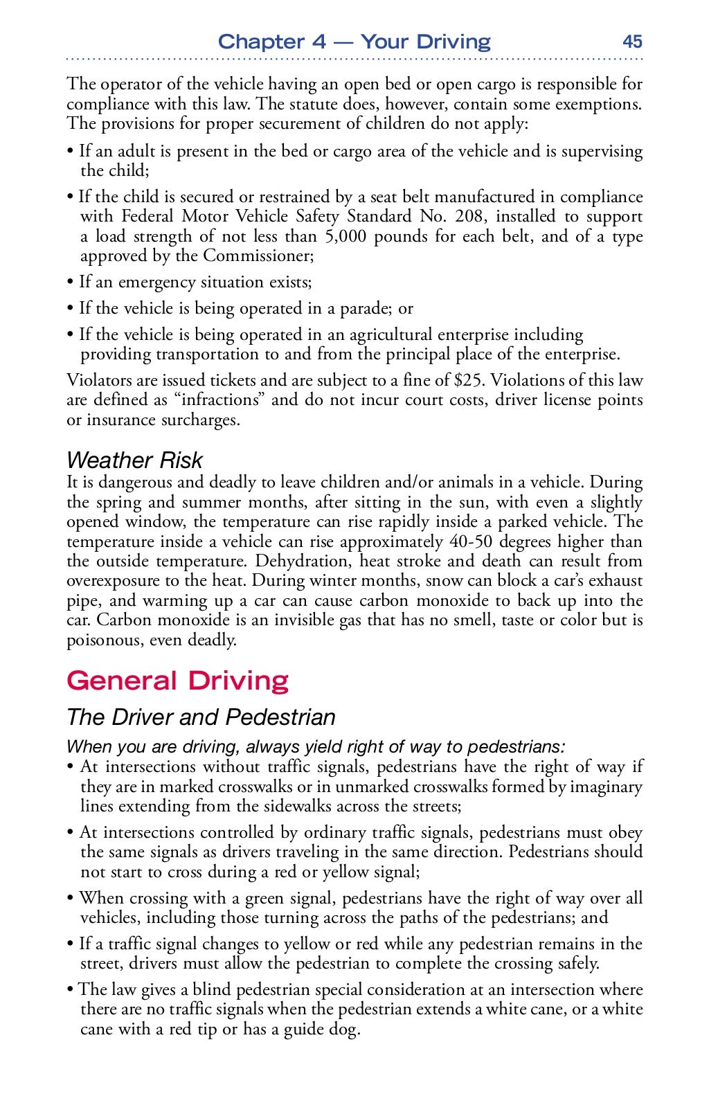 Nc Driver's Manual