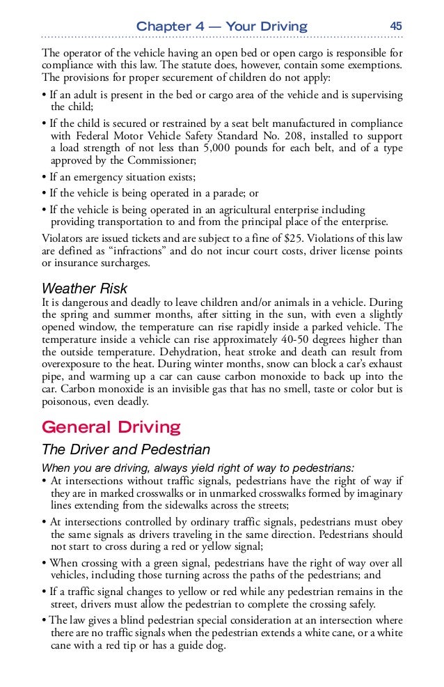 NC Driver's Handbook