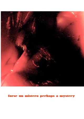 forse un mistero perhaps a mystery
 