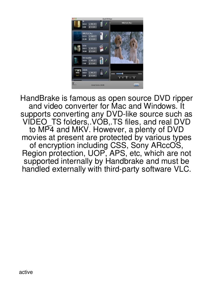 handbrake dvd ripper handbrake dvd ripper