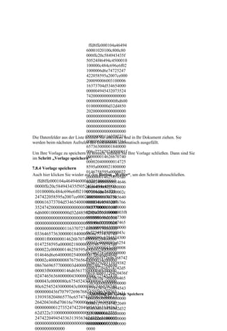 ffd8ffe000104a46494
                               60001020100c800c80
                               000ffe20c584943435f
                               50524f46494c4500010
                               100000c484c696e6f02
                               1000006d6e74725247
                               422058595a2007ce000
                               200090006003100006
                               16373704d534654000
                               000004945432073524
                               742000000000000000
                               0000000000000f6d600
                               0100000000d32d4850
                               202000000000000000
                               000000000000000000
                               000000000000000000
                               000000000000000000
                               000000000000000000
                               000000001163707274
Die Datenfelder aus der Liste können Sie anklicken und in Ihr Dokument ziehen. Sie
                               000001500000003364
werden beim nächsten Aufrufen des Dokuments automatisch ausgefüllt.
                               657363000001840000
Um Ihre Vorlage zu speichern 006c77747074000001f Ihre Vorlage schließen. Dann sind Sie
                               zu können, müssen Sie
im Schritt „Vorlage speichern“.000000014626b70740
                               000020400000014725
7.8.4 Vorlage speichern        8595a0000021800000
                               0146758595a0000022
Auch hier klicken Sie wieder auf den Button „Weiter“, um den Schritt abzuschließen.
                               c000000146258595a0
   ffd8ffe000104a4649460001020100600060
                               000024000000014646
 0000ffe20c584943435f50524f46494c45000
                               d6e640000025400000
 10100000c484c696e6f021000006d6e74725
                               070646d6464000002c
 247422058595a2007ce00020009000600310
                               400000088767565640
 000616373704d53465400000000494543207
                               000034c00000086766
                               96577000003d400000
 35247420000000000000000000000000000f
                               0246c756d69000003f8
 6d6000100000000d32d48502020000000000
                               000000146d65617300
 000000000000000000000000000000000000
                               00040c000000247465
 000000000000000000000000000000000000
                               636800000430000000
 000000000000011637072740000015000000
                               0c725452430000043c
 03364657363000001840000006c777470740
                               0000080c6754524300
 00001f000000014626b70740000020400000
                               00043c0000080c6254
 0147258595a00000218000000146758595a0
                               52430000043c000008
 000022c000000146258595a0000024000000
                               0c7465787400000000
 014646d6e640000025400000070646d64640
                               436f707972696768742
 00002c400000088767565640000034c00000
                               028632920313939382
 08676696577000003d4000000246c756d690
                               04865776c6574742d5
 00003f8000000146d6561730000040c00000
                               061636b61726420436f
 02474656368000004300000000c725452430
                               6d70616e7900006465
 000043c0000080c675452430000043c00000
                               736300000000000000
 80c625452430000043c0000080c746578740
                               127352474220494543
 0000000436f7079726967687420286329203
                               36313936362d322e31 Speichern
                                Abbildung 26: Vorlage
 1393938204865776c6574742d5061636b617
                               000000000000000000
 26420436f6d70616e7900006465736300000
                               000012735247422049
 000000000127352474220494543363139363
                               454336313936362d32
 62d322e31000000000000000000000012735
                               2e3100000000000000
 247422049454336313936362d322e3100000
                               000000000000000000
 000000000000000000000000000000000000
                               000000000000000000
 0000000000000                 0000
 