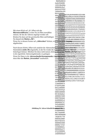 ffd8ffe00010
                                                            4a464946000
                                                            1020100c800c
                                                            80000ffe20c5
                                                            84943435f505
                                                            24f46494c450
                                                            0010100000c
                                                                 ffd8ffe000104a4649460001020100b
                                                            484c696e6f02
                                                                400b40000ffee000e41646f626500648
                                                            1000006d6e7
                                                                000000001ffdb0043000c0808080808
                                                            47252474220
                                                                0c08080c100b0b0b10140e0d0d0e141
                                                            58595a2007ce
                                                                812131313121814121414141412141
                                                            00020009000
                                                                41b1e1e1e1b14242727272724323535
                                                            60031000061
                                                                35323b3b3b3b3b3b3b3b3b3bffdb004
                                                            6373704d534
                                                                3010d0a0a0c0a0c0e0c0c0e110e0e0e1
                                                            65400000000
Mit einem Klick auf „Ja“ öffnet sich das                        1140f0f0f0f141410111211101414131
Büroauswahlfenster, in dem Sie ein Büro auswählen           49454320735
                                                                41515141314151515151515151a1a1a
                                                            24742000000
müssen, für das die Adresse angelegt werden soll.               1a1a1a1e1e1e1e1e232323232727272
Klicken Sie dazu auf das gewünschte Büro und betätigen 00000000000
                                                                c2c2cffc00011080195015603012200
Sie danach den Button „Ok“.                                 00000000000f
                                                                021101031101ffc4001f00000105010
                                                            6d600010000
Wenn Sie in diesem Fenster auf „Abbrechen“ klicken, wird der gesamte Vorgang
                                                                101010101000000000000000001020
                                                            0000d32d485
abgebrochen.                                                    30405060708090a0bffc400b5100002
                                                            02020000000
                                                                010303020403050504040000017d01
                                                            00000000000
Nach diesem Schritt, öffnet sich zunächst die Adressschnellerfassungsmaske (sofern bei
                                                                020300041105122131410613516107
                                                            00000000000
Stammdaten (siehe 20) eingestellt), in der Sie wieder die wichtigsten Daten der Adresse
                                                                227114328191a1082342b1c11552d1f
                                                            00000000000
hinterlegen können. Möchten Sie diese nicht nutzen, klicken Sie auf den Button „Fertig“, um
                                                                02433627282090a161718191a252627
                                                            00000000000
in die eigentliche Adresseingabemaske zu gelangen.              28292a3435363738393a43444546474
                                                            00000000000
                                                                8494a535455565758595a6364656667
Wenn Sie Daten in die Adressschnellerfassungsmaske eingetragen haben, können Sie
                                                            00000000000
diese über den Button „Screenshot“ ausdrucken.                  68696a737475767778797a838485868
                                                            00000000000
                                                                788898a92939495969798999aa2a3a4
                                                            00000000000
                                                                a5a6a7a8a9aab2b3b4b5b6b7b8b9bac
                                                            11637072740
                                                                2c3c4c5c6c7c8c9cad2d3d4d5d6d7d8
                                                            00001500000
                                                                d9dae1e2e3e4e5e6e7e8e9eaf1f2f3f4f
                                                            00336465736
                                                                5f6f7f8f9faffc4001f01000301010101
                                                            30000018400
                                                                010101010100000000000001020304
                                                            00006c77747
                                                                05060708090a0bffc400b5110002010
                                                            074000001f00
                                                                204040304070504040001027700010
                                                            0000014626b
                                                                203110405213106124151076171132
                                                            70740000020
                                                                2328108144291a1b1c109233352f015
                                                            40000001472
                                                                6272d10a162434e125f11718191a26
                                                            58595a00000
                                                            21800000014
                                                            6758595a000
                                                            0022c000000
                                                            146258595a0
                                                            00002400000
                                                            0014646d6e6
                                                            40000025400
                                                            000070646d6
                                                            464000002c4
                                                            00000088767
                                                            56564000003
                                                            4c000000867
                                                            66965770000
                          Abbildung 36: Adress-Schnellerfassungsmaske
                                                            03d40000002
                                                            46c756d6900
                                                            0003f8000000
                                                            146d6561730
                                                            000040c0000
                                                            00247465636
                                                            80000043000
                                                            00000c72545
                                                            2430000043c
                                                            0000080c675
                                                            45243000004
                                                            3c0000080c62
 