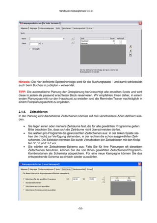 Handbuch Mediaoptimizer 3.7.0