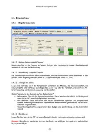 Handbuch Mediaoptimizer 3.7.0
