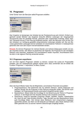 Handbuch Mediaoptimizer 3.7.0
