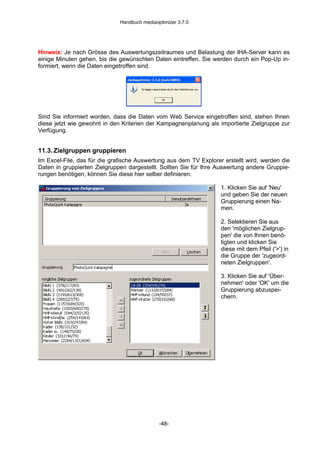 Handbuch Mediaoptimizer 3.7.0