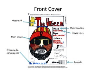 Front Cover
Cover Lines
Main Image
Masthead
Main Headline
Barcode
Cross media
convergence
 