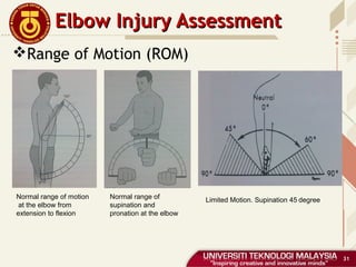 Hand & elbow injuries | PPT