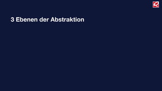 3 Ebenen der Abstraktion
 