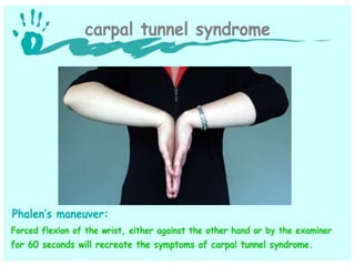 Hand and wrist examination
