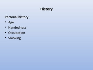 Hand examination | PPT