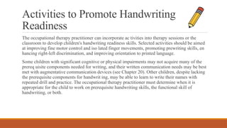 Hand functions in children and occupational therapy role | PPTX