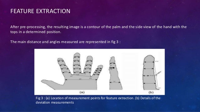 Hand geometry recognition