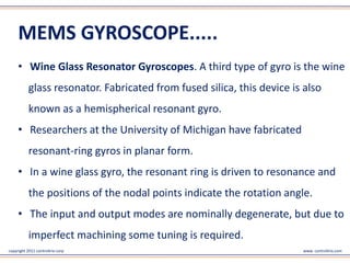 Handheld device motion tracking using MEMS gyros and accelerometer | PPTX