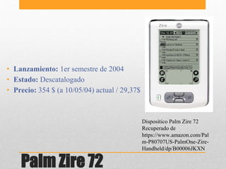 Zire 72 Handheld | PPTX