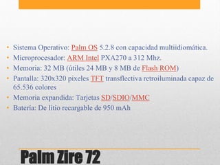 Zire 72 Handheld | PPTX