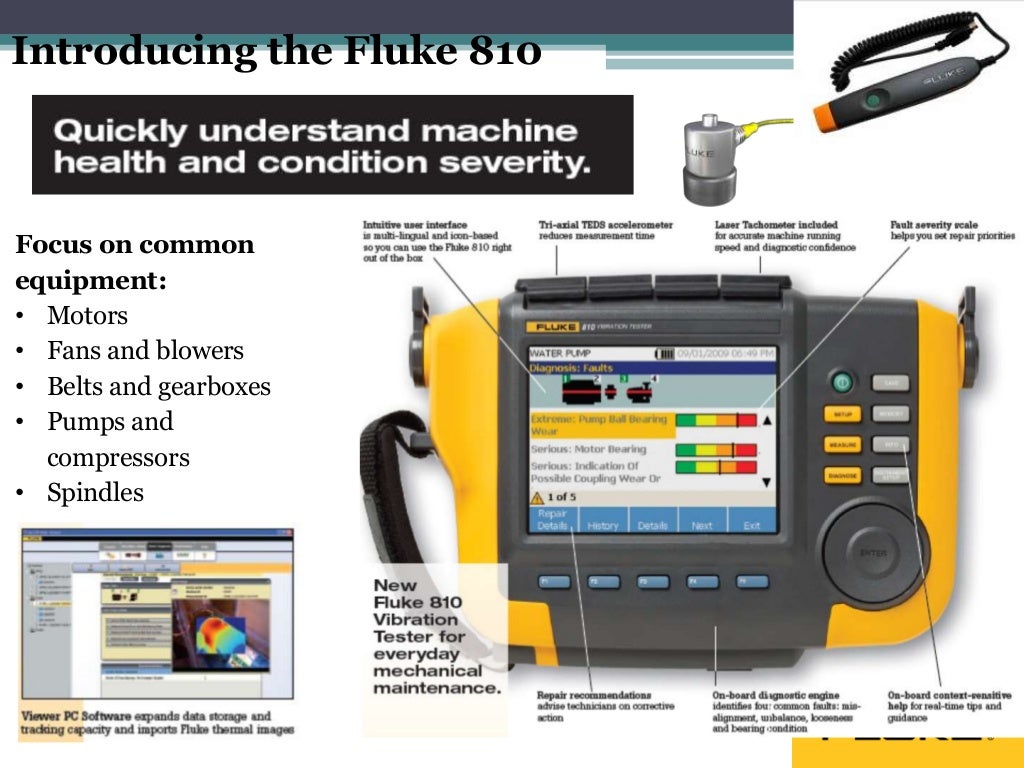Handheld Vibration Tester Fluke 810