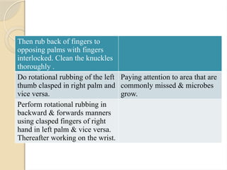 hand hygiene final.pptx microbiology ,,,, | PPTX