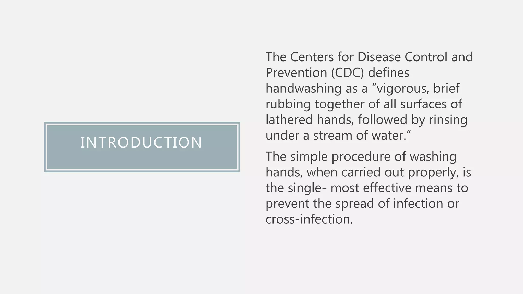 Hand hygiene training PPT
