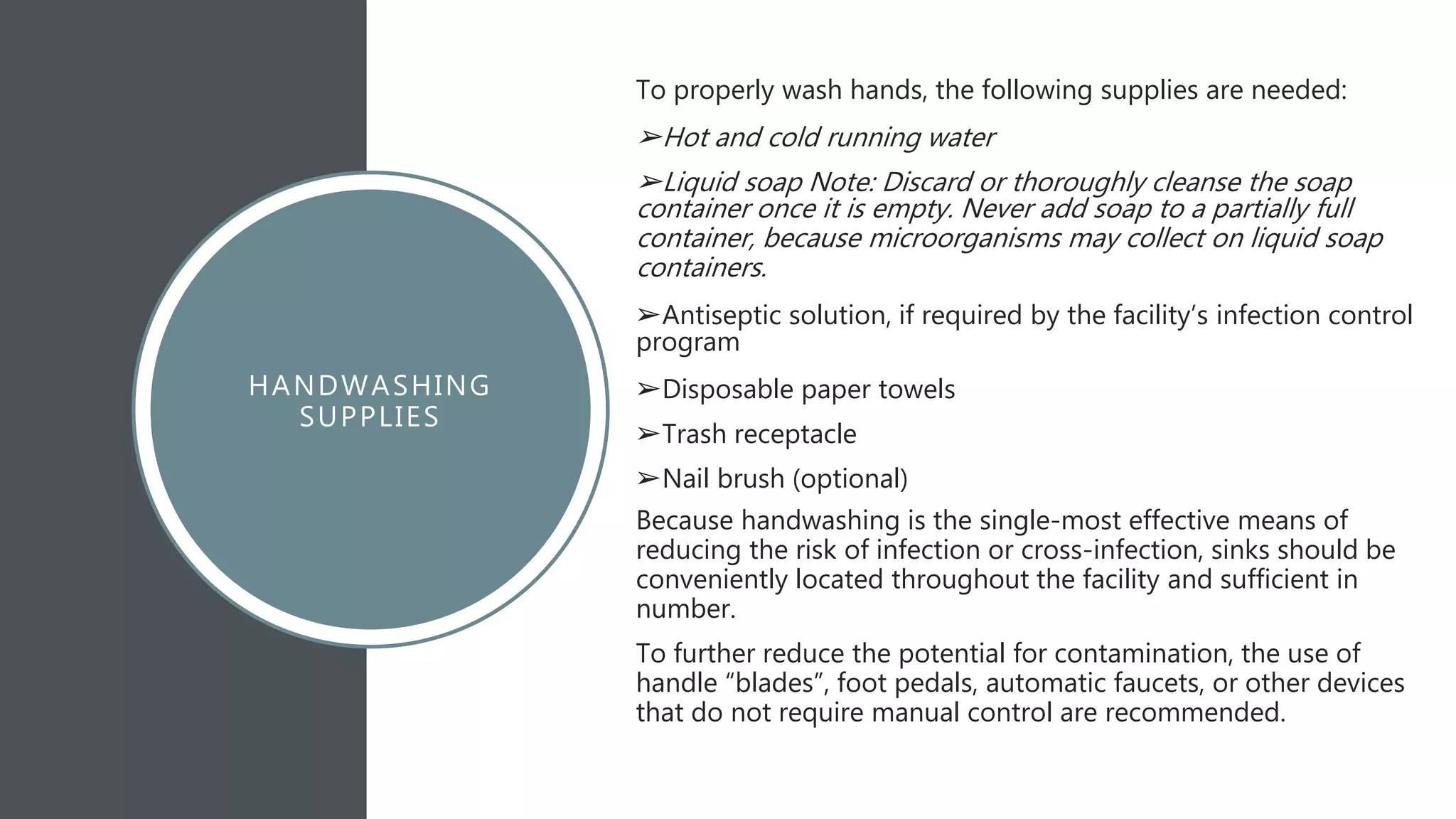 Hand hygiene training PPT