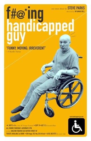 F**king Handicapped Guy poster