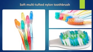 Soft multi-tufted nylon toothbrush
 
