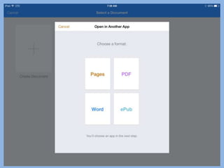 Handing in Work on iPad with Edmodo