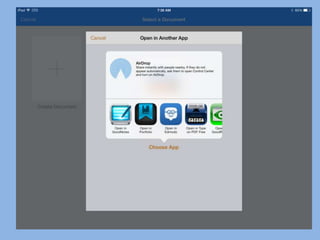 Handing in Work on iPad with Edmodo