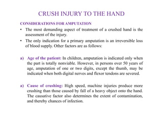 Hand injuries (compiled by Dr. Sanjib Kumar Das)