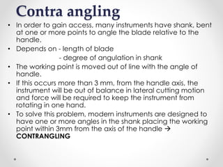 Hand instruments in operative dentistry | PDF