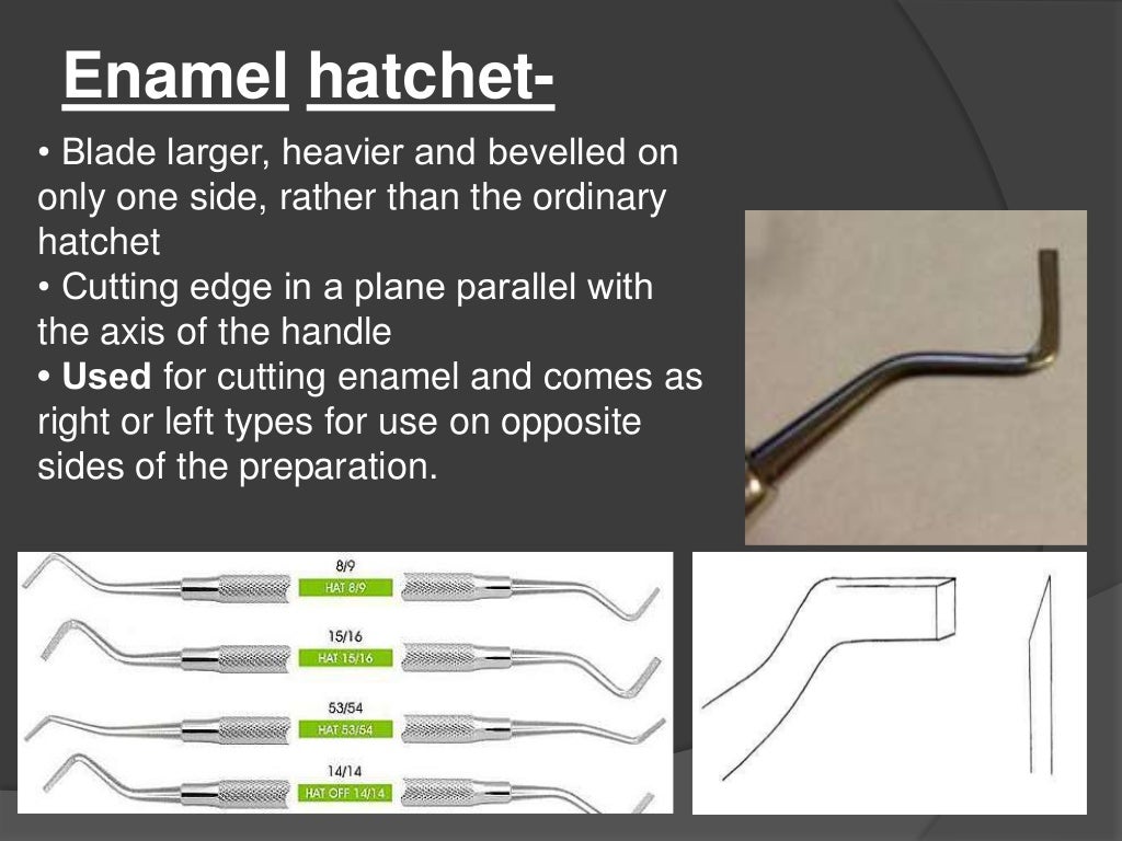 Hand cutting instruments