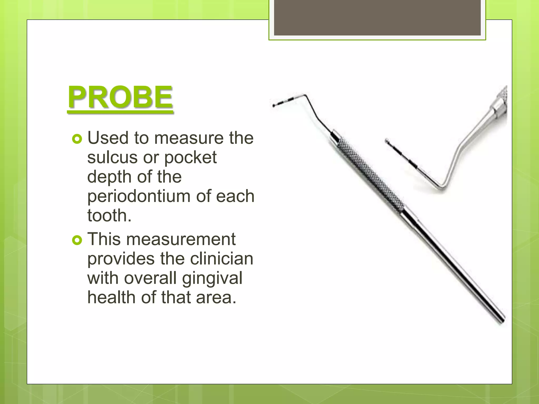 Measure Teeth Instruments HAND INSTRUMENTS IN DENTISTRY | PPTX