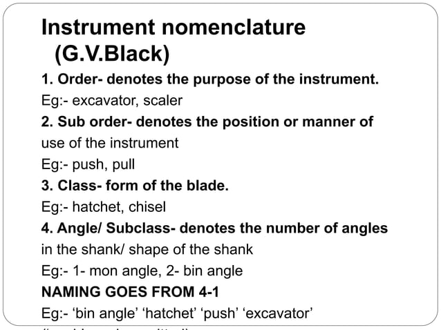 HAND INSTRUMENTS, classification, types and uses | PPT