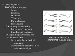 Hand instruments in operative dentistry | PPTX