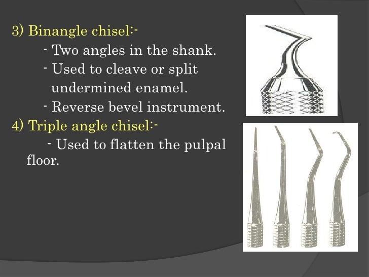 Hand instruments in operative dentistry