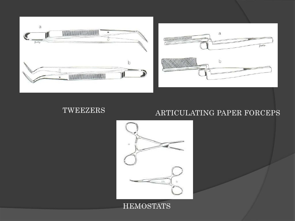 Hand instruments in operative dentistry