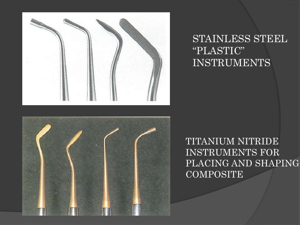 Hand instruments in operative dentistry