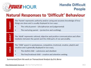 Handle difficult people | PPTX