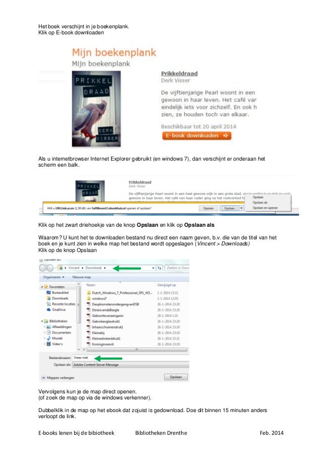 Ebookplatform Handleiding ade installeren en ebook plaatsen in ade en…