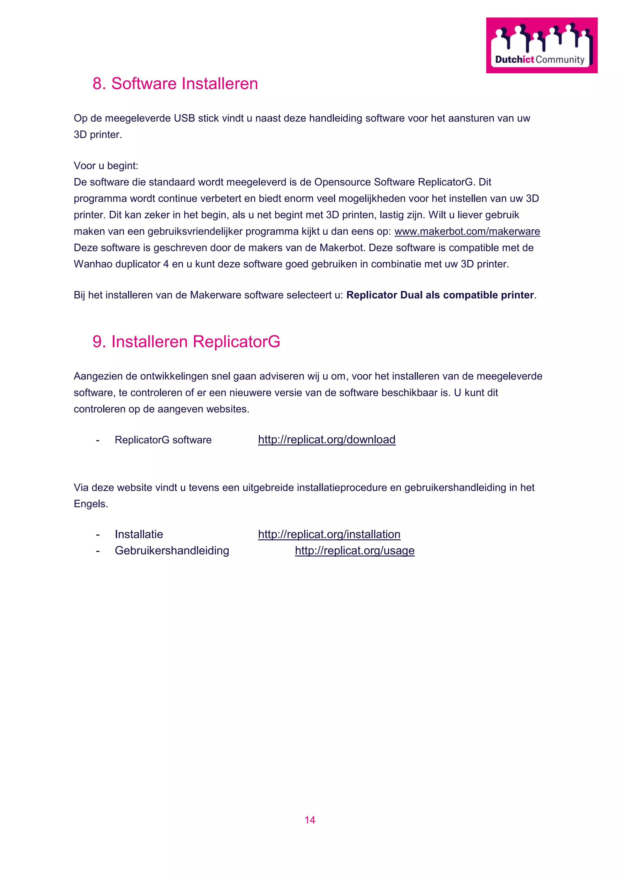 Handleiding 3D Printer Nederlands | PDF